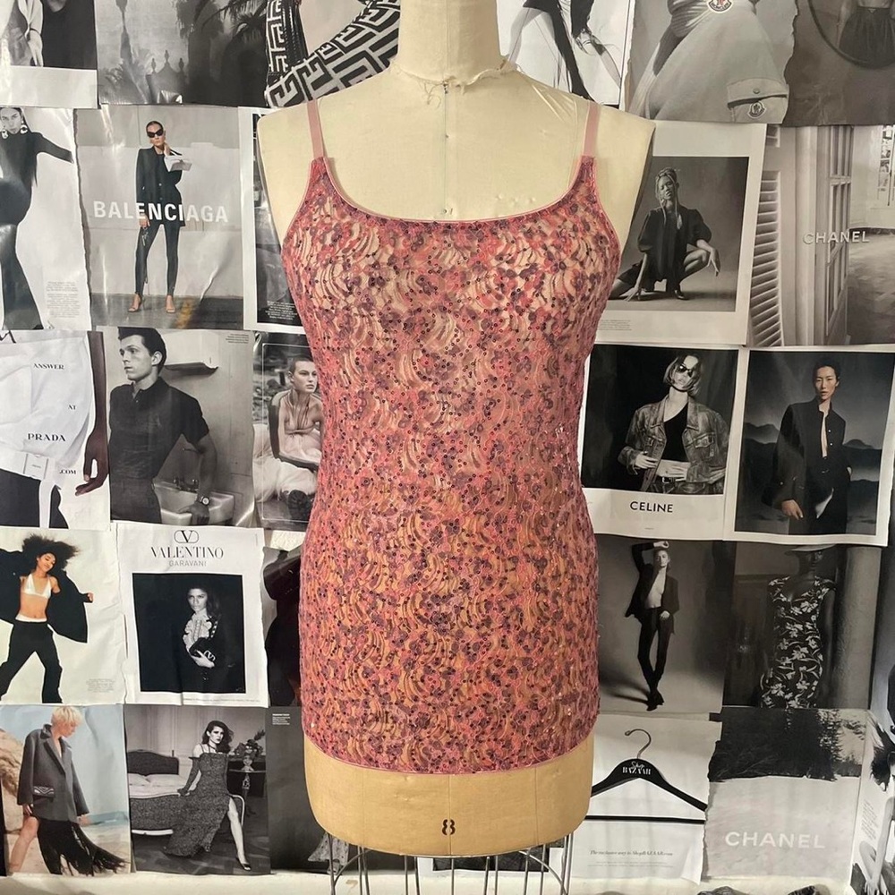 Y2K Sequin mesh dress